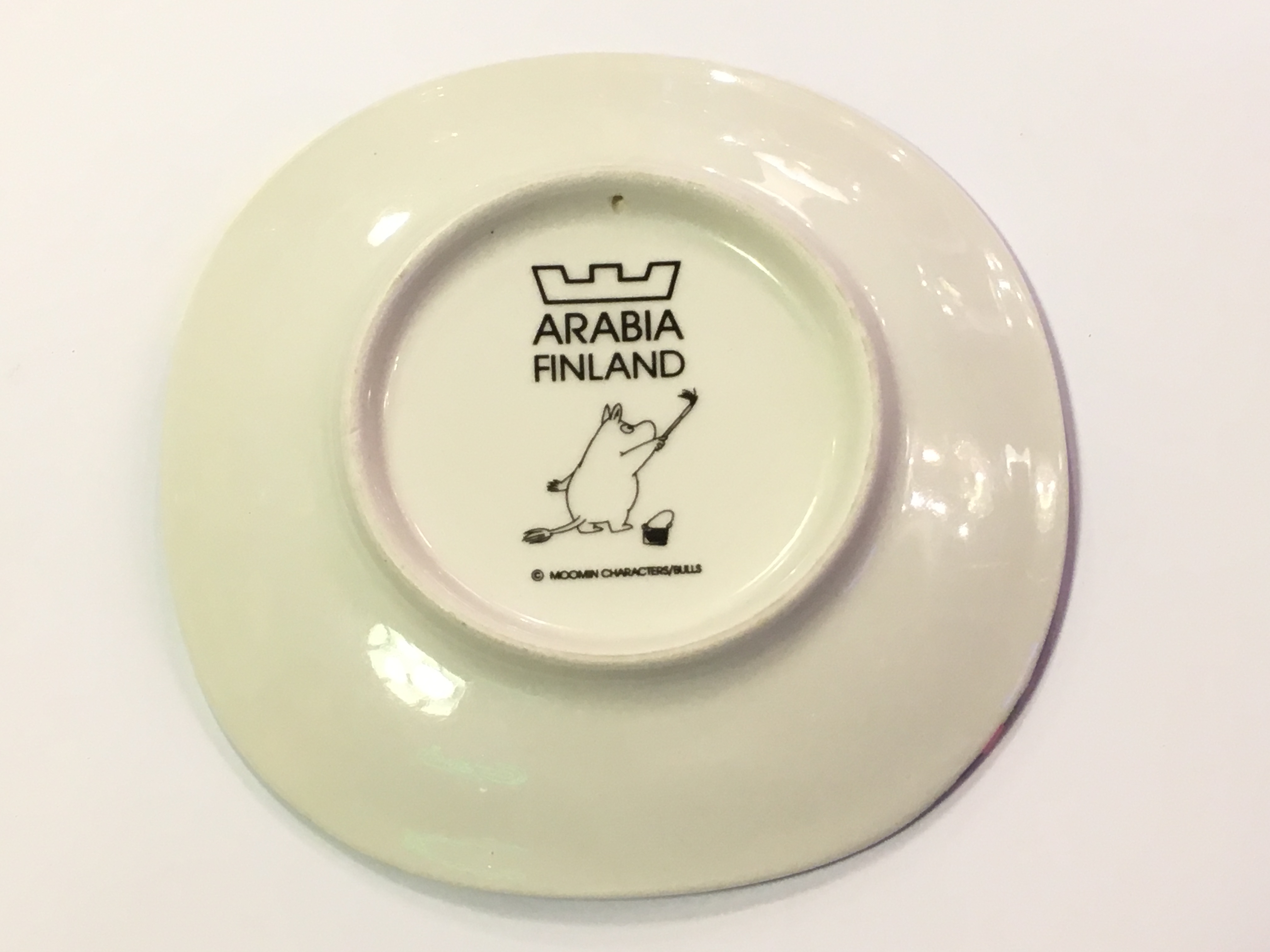 【値下げ中】ARABIA ムーミン廃番ビンテージプレート 月光